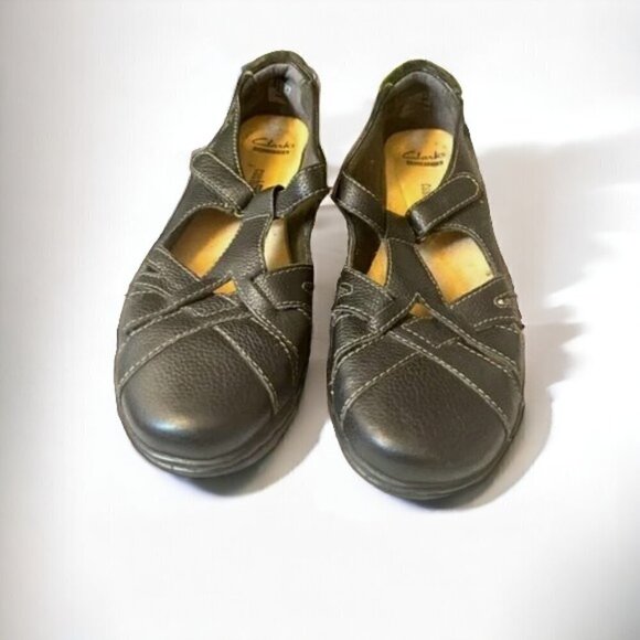 Clark’s Soft Cushion Leather Mary Janes Women’s Size 7.5 - Picture 2 of 11